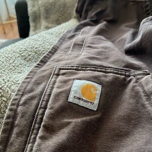 Carhartt Sherpa lined brown vest